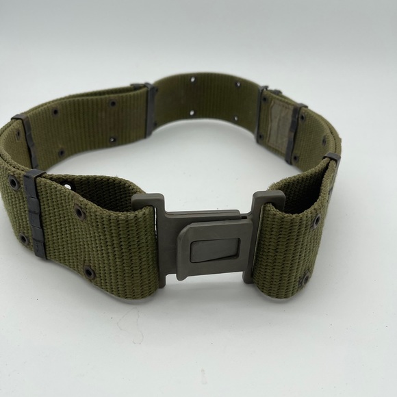 Vintage US Army Belt Military Issue Nylon LC-2 Individual Equipment Gear Size L - Picture 2 of 9